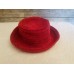 Betmar New York Hat Red Chenille Bucket Cloche Style #627 Roll Brim  One Size   eb-68231792